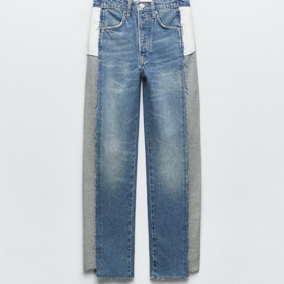 Mid Rise ZW Straight leg jeans